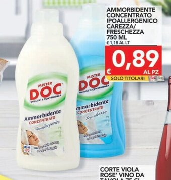 TuoDi Ammorbidente Concentrato Ipoallergenico Carezza / Freschezza 750 ml offerta