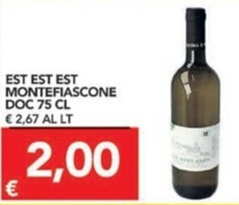 TuoDi Est Est Est Montefiascone DOC 75 cl offerta