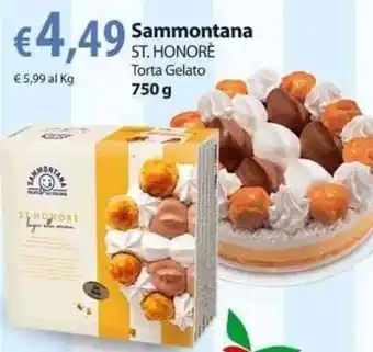 Extra Supermercati Sammontana St. Honoré Torta Gelato 750 g offerta