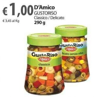 Extra Supermercati D'Amico GustoRiso Classico/Delicato 290 g offerta