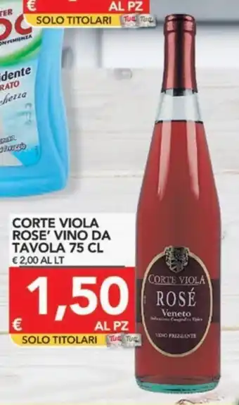 Corte Viola Rose' Vino Da Tavola 75 cl