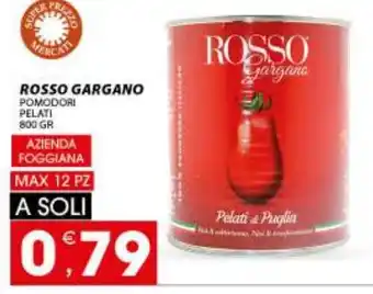 Rosso Gargano Pomodori Pelati 800 gr