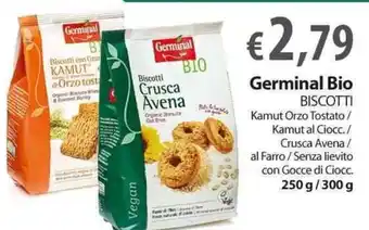 Extra Supermercati Germinal Bio Biscotti 250 g / 300 g offerta
