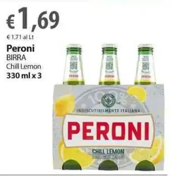 Extra Supermercati Peroni Birra Chill Lemon 330 ml x 3 offerta