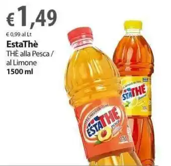 EstaThè Thè alla Pesca/al Limone 1500 ml