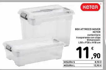 Spazio Conad Box attrezzi mover keter offerta