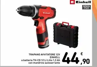 Spazio Conad Trapano avvitatore 12v einhell offerta