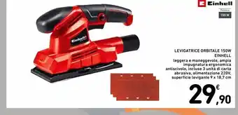Spazio Conad Levigatrice orbitale 150 w einhell offerta