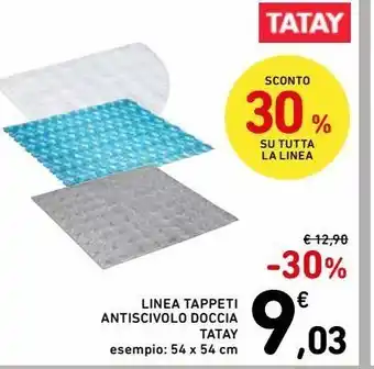 Spazio Conad Linea tappeti antiscivolo doccia tatay offerta