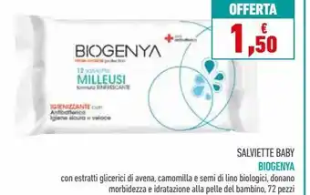Spazio Conad Salviette baby biogenya offerta