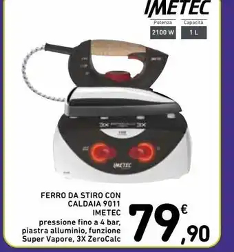 Spazio Conad Ferro da stiro con caldaia 9011 imetec offerta