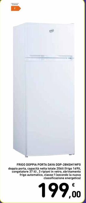 Spazio Conad Frigo doppia porta daya ddp-28nsm1wf0 offerta