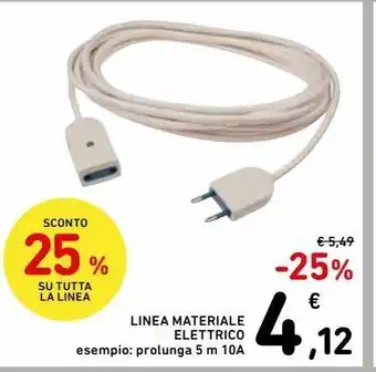 Spazio Conad Linea materiale elettrico offerta