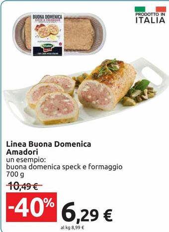 Carrefour Iper Linea buona domenica amadori offerta