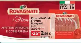 Carrefour Iper Prosciutto crudo rovagnati offerta