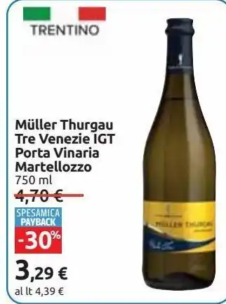 Carrefour Iper Muller thurgau lgt offerta