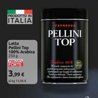 Carrefour Market Latta pellini top 100% arabica offerta