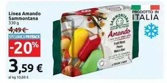 Carrefour Market Linea amando sammontana offerta