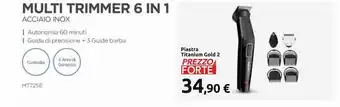 Carrefour Market Piastra titanium gold 2 offerta