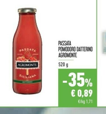 Conad Agromonte Passata di pomodoro offerta
