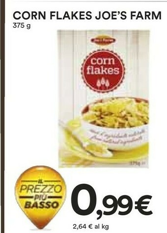 Coop Joe's farm Corn flakes offerta