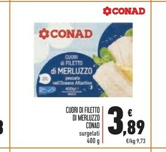 Conad Filetti di merluzzo offerta