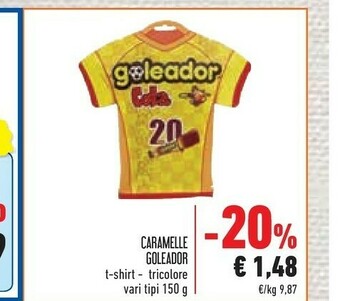 Conad Goleador Caramelle offerta