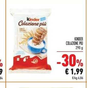 Conad Kinder Colazione Più offerta