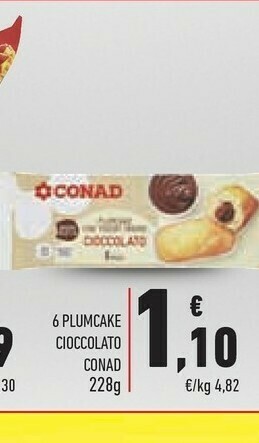Conad Plum cake offerta