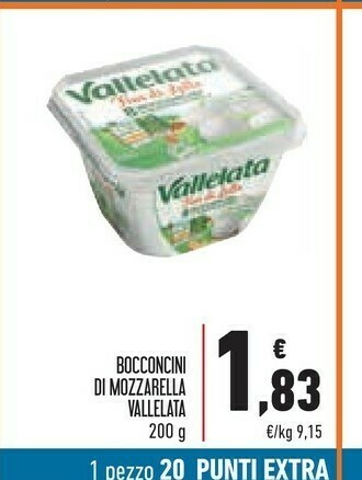 Conad Vallelata Mozzarella offerta