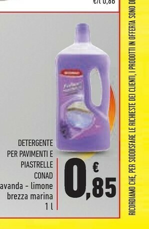 Conad Pulizia pavimenti offerta