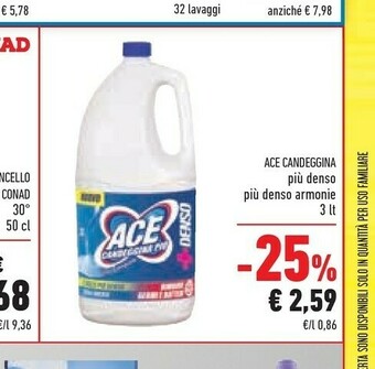 Conad Ace Candeggina offerta