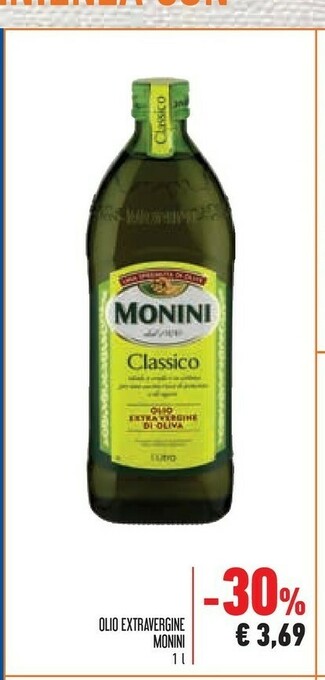 Conad Monini Olio extravergine di oliva offerta