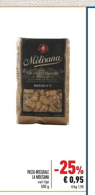 Conad La Molisana Pasta di semola offerta
