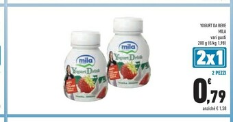 Conad Mila Yogurt da bere offerta