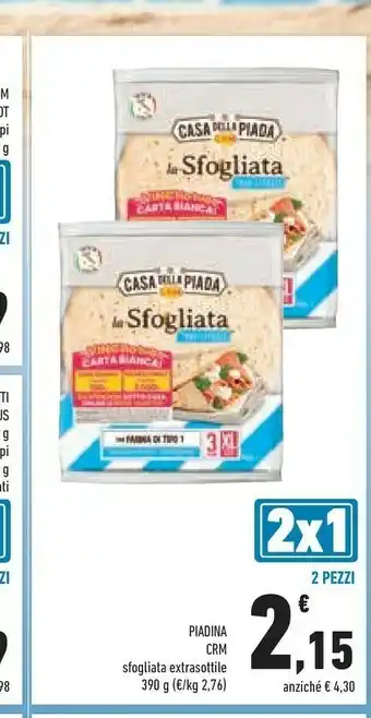 Conad Casali Piadine offerta