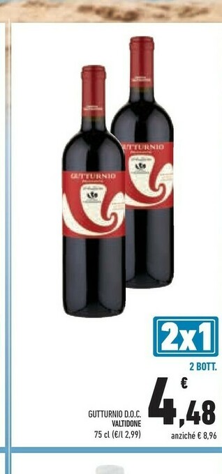Conad Vino rosso offerta
