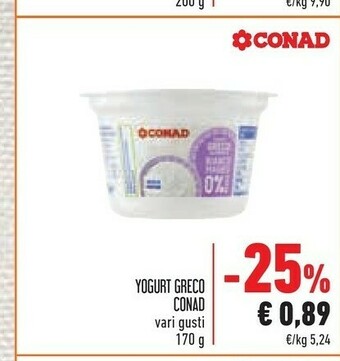 Conad Superstore Yogurt greco offerta