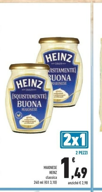 Conad Heinz Maionese offerta