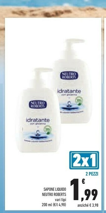 Conad Neutro Roberts Sapone liquido offerta