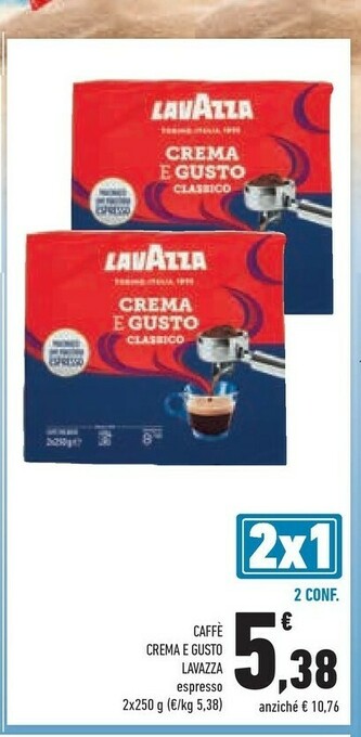 Conad Lavazza Caffè offerta