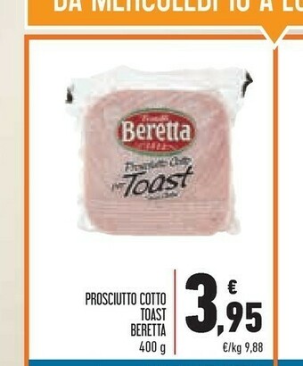 Conad Superstore Beretta Prosciutto cotto offerta
