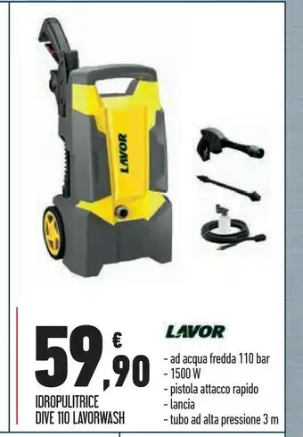 Conad Superstore Lavorwash Idropulitrice offerta