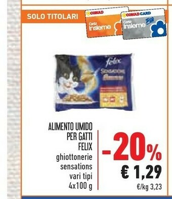 Conad Superstore Felix Cibo per gatti offerta