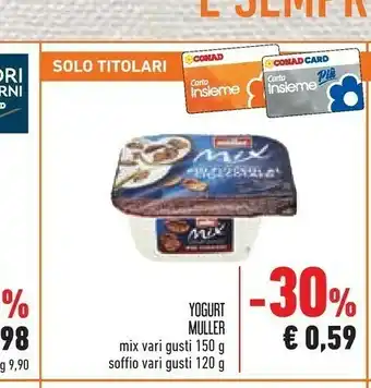 Conad Superstore Muller Gelato offerta