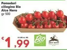 Eurospar Alce Nero Pomodori Cilegino Bio offerta