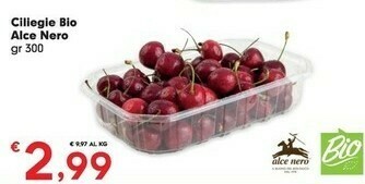 Despar Alce Nero Ciliegie Bio offerta