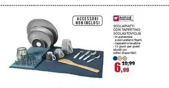 Happy Casa Happy Casa Scolapiatti Con Tappetino Scolastoviglie offerta