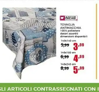 Happy Casa Siretessile Tovaglia Christmas Carol 140x240 offerta
