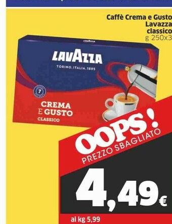 Sigma Lavazza Caffè offerta